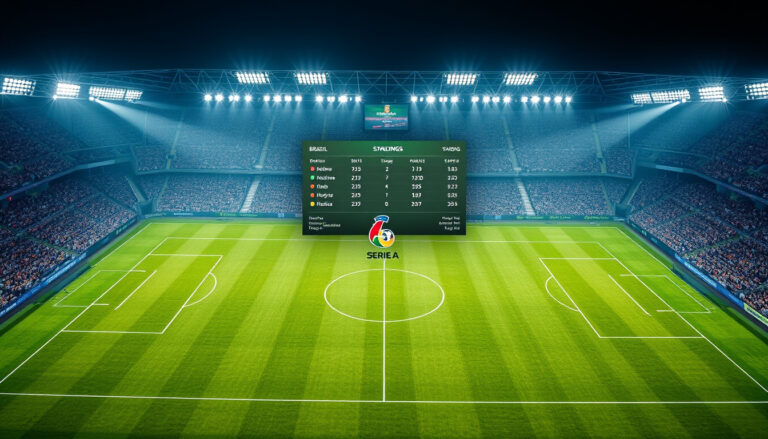 Posiciones de la Selección de Fútbol de Brasil y Serie A 2026 – Tablas y Estadísticas